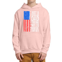 Mens Anti Liberal Just A Regular Dad Trying Not To Raise Liberals T Sh Urban Pullover Hoodie | Artistshot