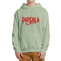 Dadcula   Dracula   Cute Funny Halloween Costume Design Classic T Shir Urban Pullover Hoodie | Artistshot