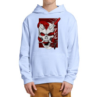 Japanese Demon Face Skull Devil With Snake Katana Nippon Art T Shirt Urban Pullover Hoodie | Artistshot