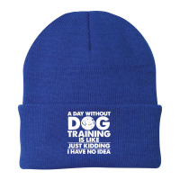 Funny Dog Trainer Design For Men Women Dog Walking Agility T Shirt Beanie | Artistshot