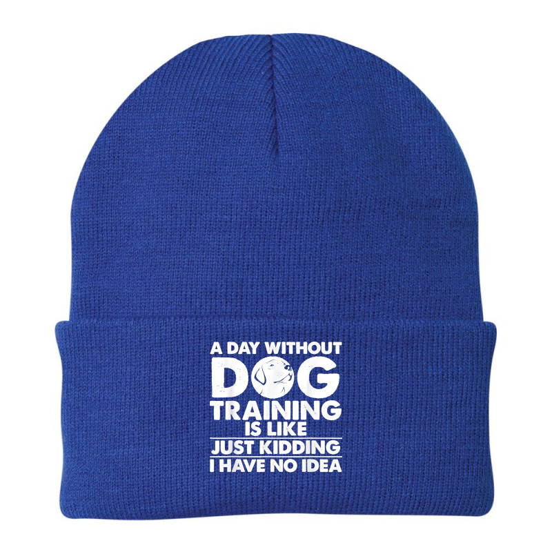 Funny Dog Trainer Design For Men Women Dog Walking Agility T Shirt Beanie by NatalieRoseHeinz | Artistshot