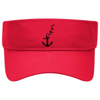 Anchor With Flying Birds   Sea Captain Animal Gift T Shirt Visor Hat | Artistshot