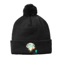 Thermal Moon Glow Pom Pom Beanie | Artistshot