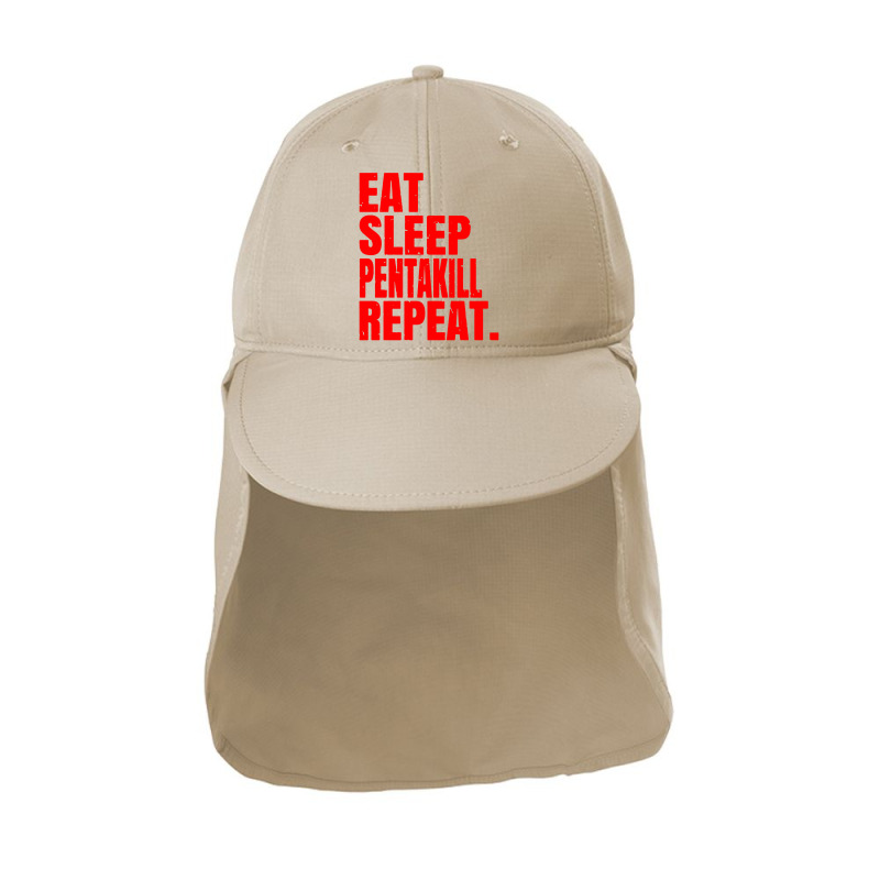 Eat Sleep Pentakill Repeat Sun Shade Cap by Gelica Hits | Artistshot