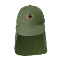 Brown Guitar Sun Shade Cap | Artistshot