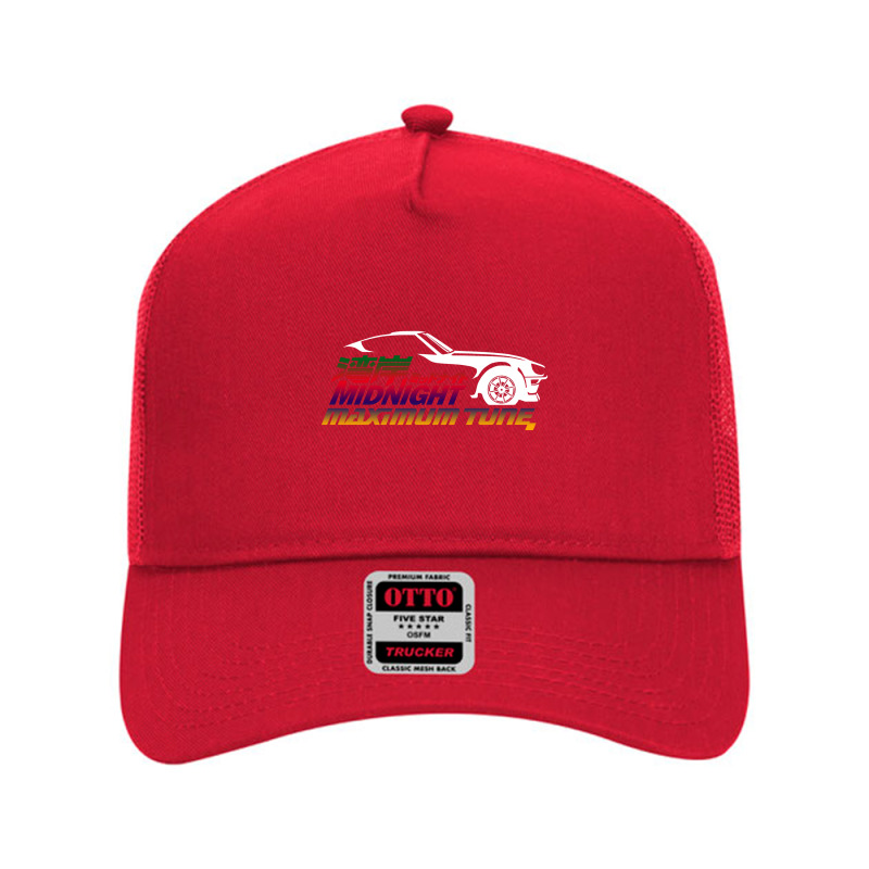 Midnight Maximum Tune Arcade Racing Mesh Back Trucker Hat by LumLum | Artistshot