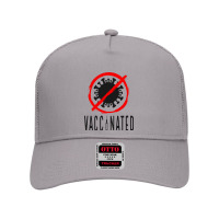 Vaccinated, Hug Me Im Vaccinated, Quarantine, Proudly Vaccinated Mesh Back Trucker Hat | Artistshot