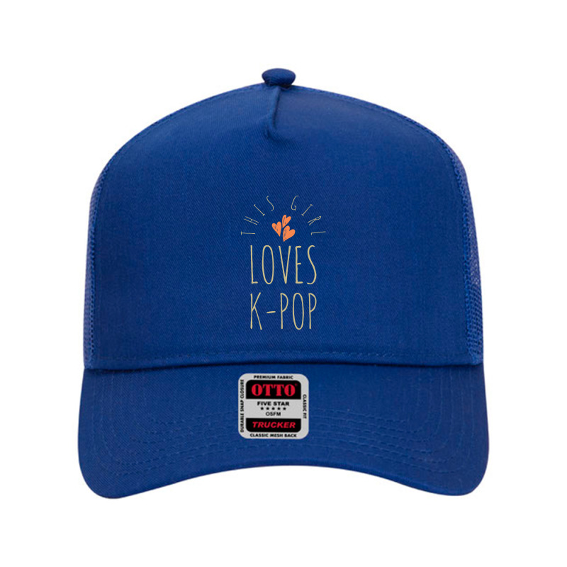 This Girl Loves K-pop - Korean Music Lover Mesh Back Trucker Hat | Artistshot