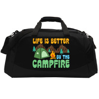 Life Is Better By The Campfire Active Duffel | Artistshot