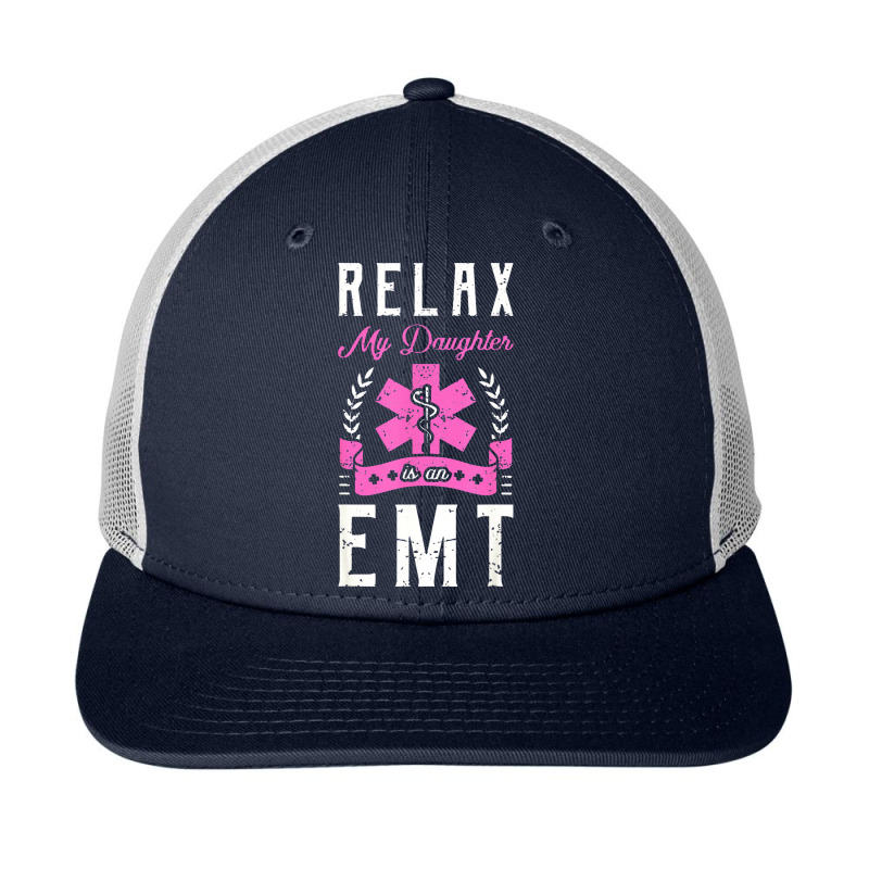 Emt Emergency Medical Technician Parents Ambulance Responder Snapback Trucker Cap | Artistshot