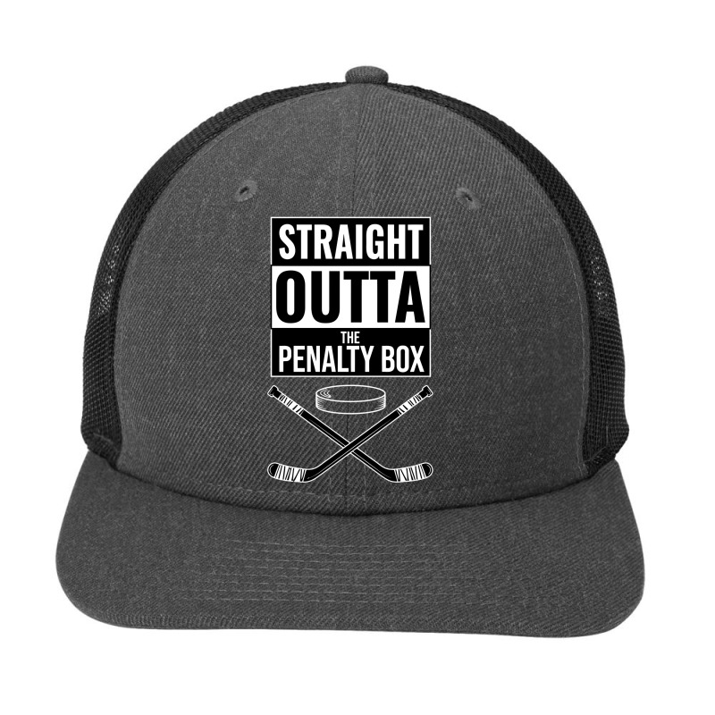 Hockey Straight Outta The Penalty Box Snapback Trucker Cap by putridayanah | Artistshot