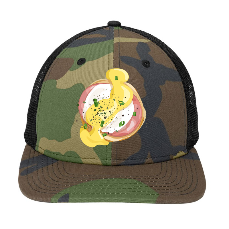 Poached Egg Lover T  Shirt Egg Benedict With Hollandaise Sauce T  Shir Snapback Trucker Cap | Artistshot