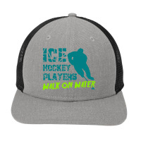 Ice Hockey Players Can Walk On Water Snapback Trucker Cap | Artistshot