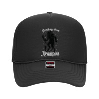 Greetings From Krampus, Fun Pre Germanic Paganism T Shirt Foam Trucker Hat | Artistshot