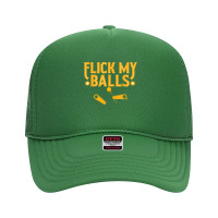 Flick My Balls   Retro Vintage Multiball Pinball Arcade Game T Shirt Foam Trucker Hat | Artistshot