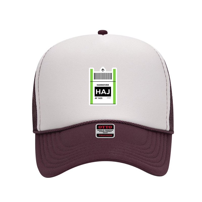 Alicante Airport Alc 93926665 Foam Trucker Hat by didi22 | Artistshot