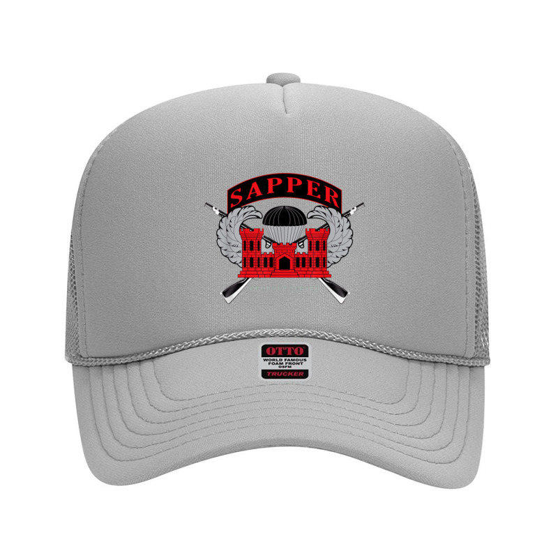 U.s. Army Combat Engineers Sapper Foam Trucker Hat by jeniperlopes | Artistshot