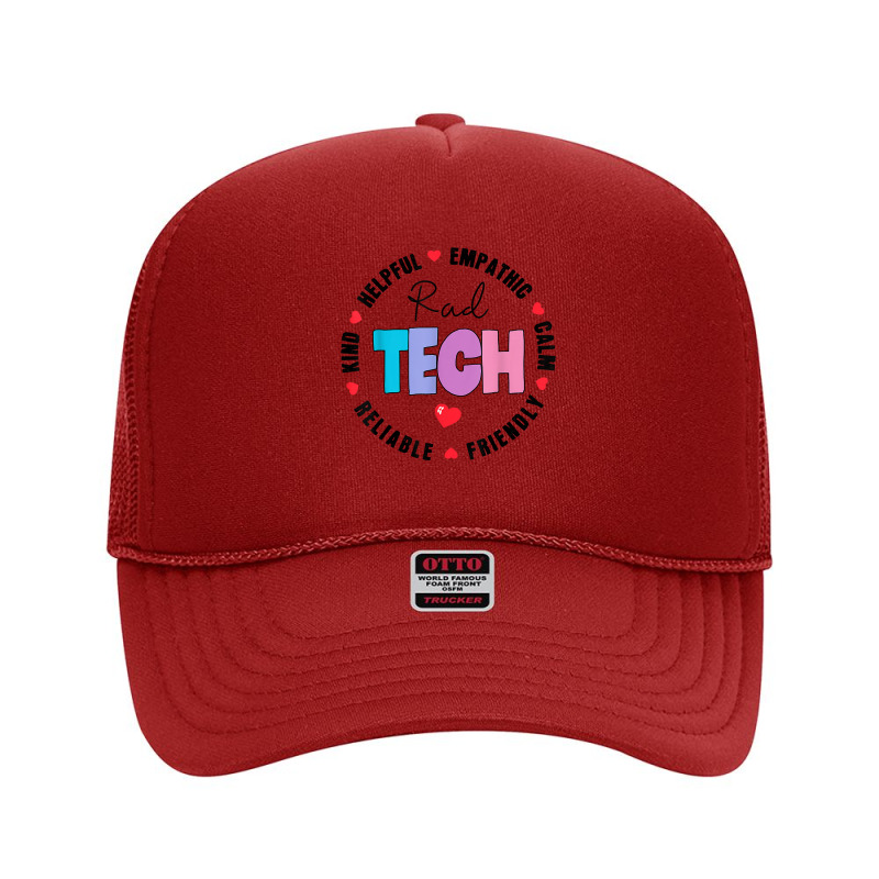 Funny Radiologic Technologist Radiology X Ray Rad Tech T Shirt Foam Trucker Hat by kalaiahfry | Artistshot