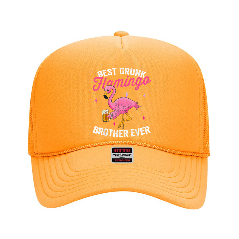 Flamingo Drunk Flamingo Flamingo Drinking Beer Foam Trucker Hat by urethrapricey | Artistshot