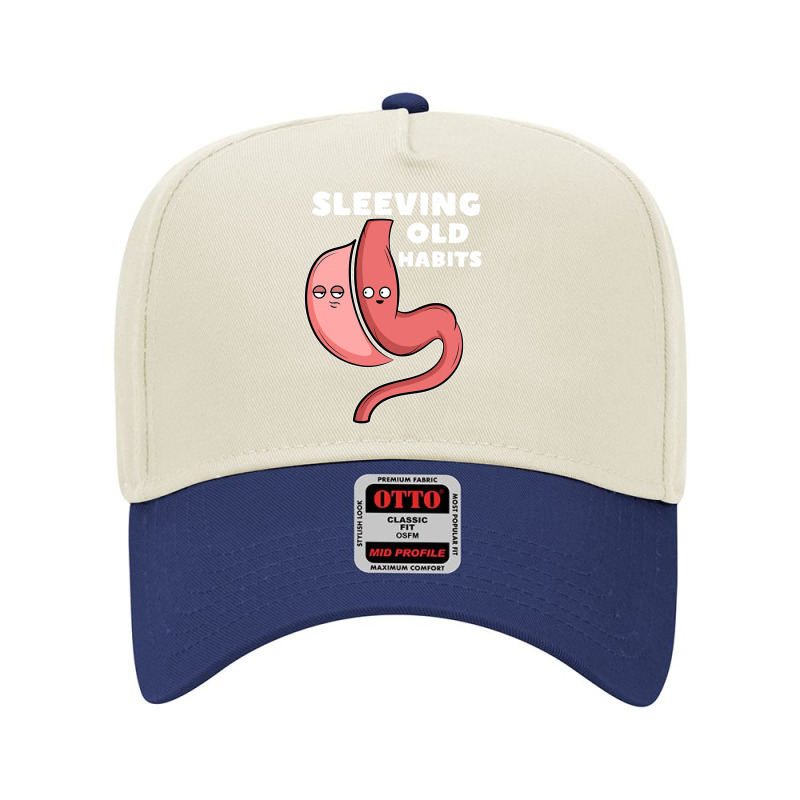 Funny Sleeve Gastric Surgery Bariatric Medical I Old Habits T Shirt Adjustable Baseball Cap by DarleneLee89 | Artistshot