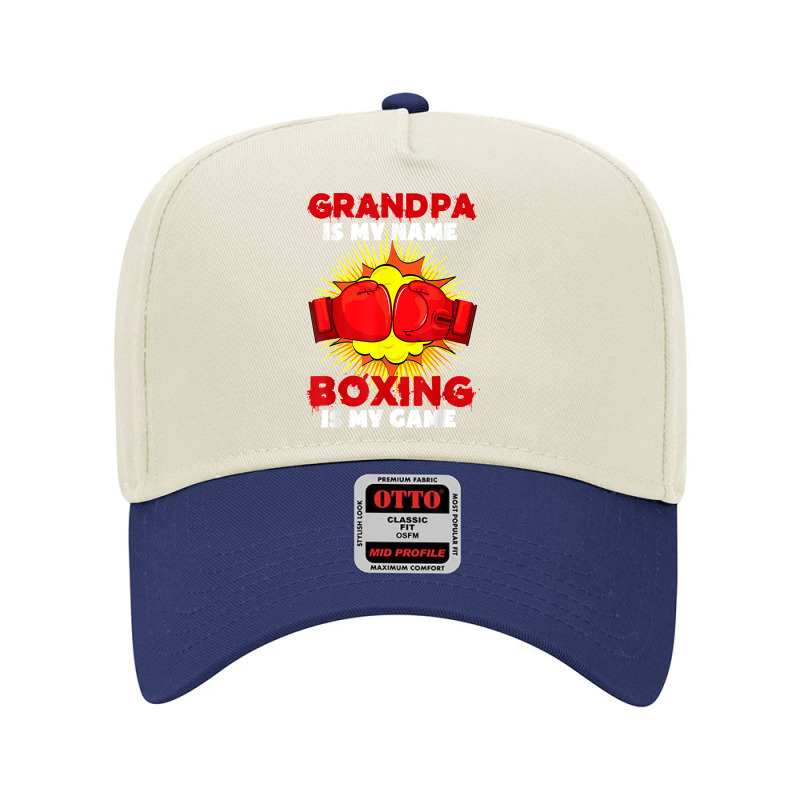 Grandpa Is My Name Boxing Is My Game Sport Fighting Boxer Adjustable Baseball Cap by EaglesonBonnie | Artistshot