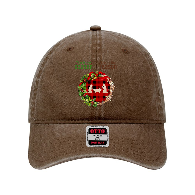 Christian Christmas Nativity Jesus Is The Reason The Season Christian Dyed Cap by hopelessoon | Artistshot