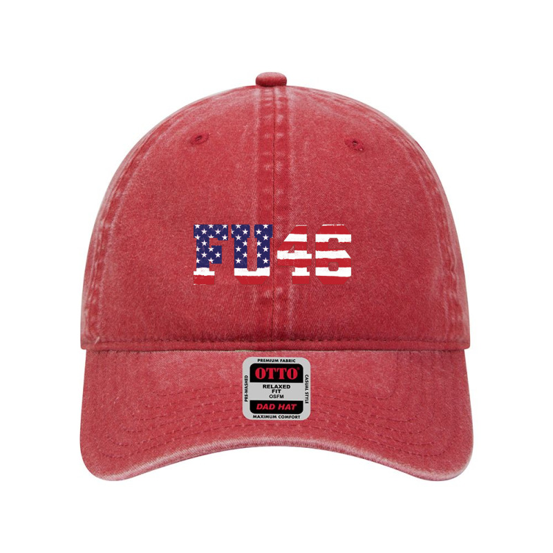 Fu46,fuck Biden 46 Usa Flag,fuck Biden Dyed Cap by butuhbahu | Artistshot