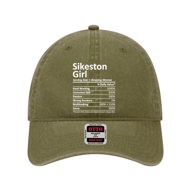 Sikeston Girl Mo Missouri Funny City Home Roots Usa Gift Dyed Cap by saterseim | Artistshot