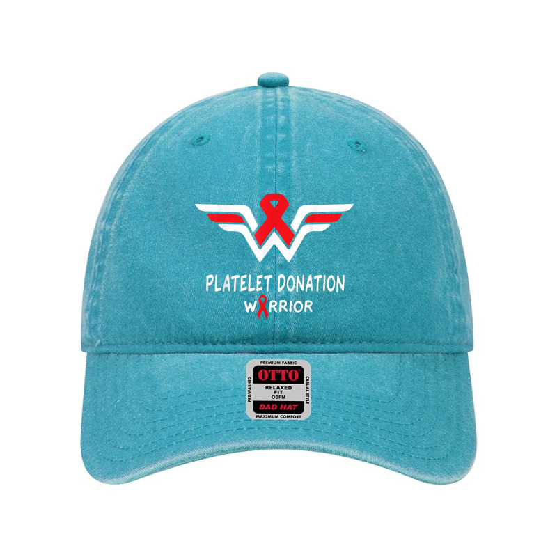 Platelet Donation Awareness Warrior Support Red Ribbon Gifts Dyed Cap by dwindupadi | Artistshot