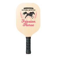 Friesian Horse T  Shirt Friesian Horse Girl T  Shirt Pickleball Paddle | Artistshot