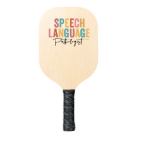 Speech Language Pathologist Groovy Wavy Speech Therapy T Shirt Pickleball Paddle | Artistshot