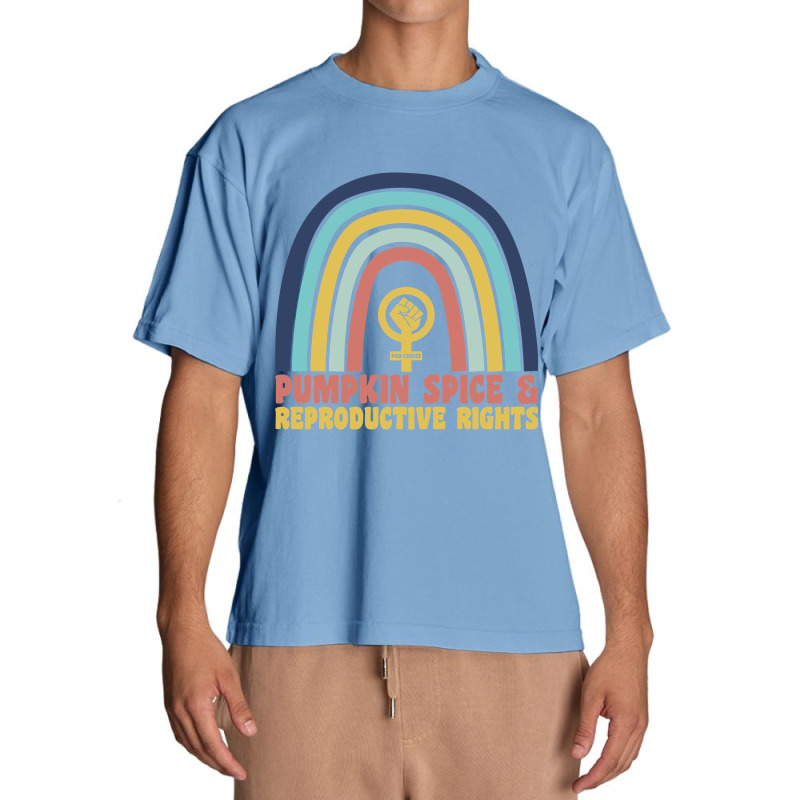 Pumpkin Spice And Reproductive Rights Rainbow Halloween T Shirt, Pro C Urban Heavy T-shirt | Artistshot