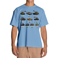 Top Ten Best Ww2 Tanks M4 Sherman Panzer Iv Tiger Ii T 34 T Shirt Urban Heavy T-shirt | Artistshot