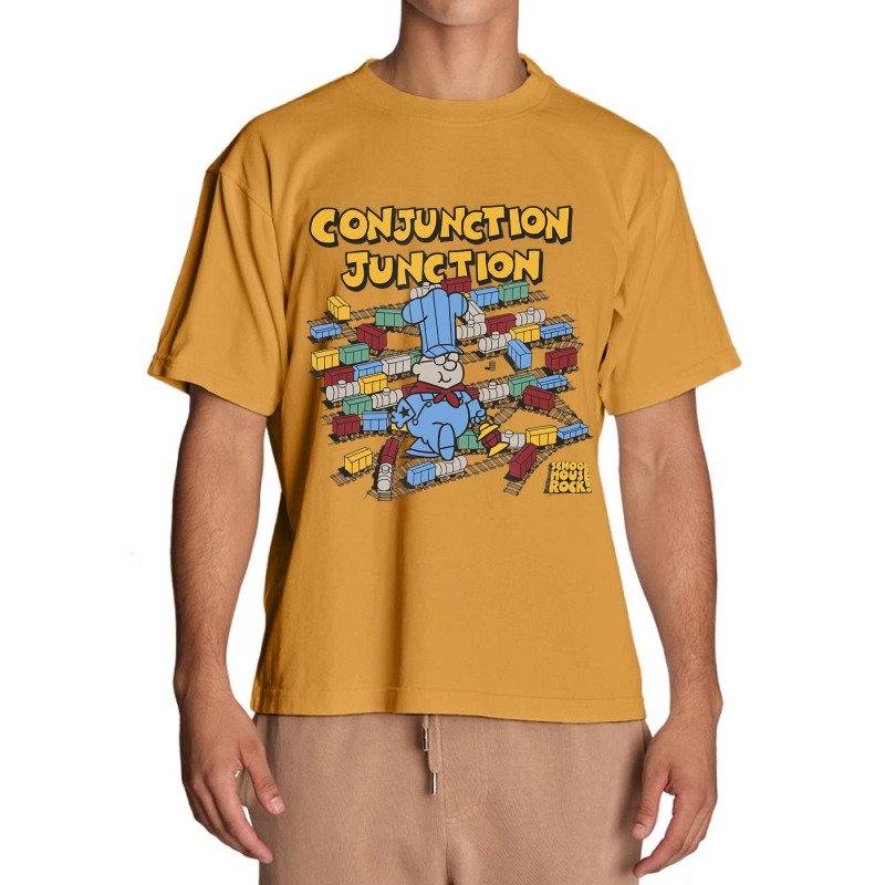 Schoolhouse Rock Conjunction Junction Conductor Urban Heavy T-shirt by jawlejocma2 | Artistshot