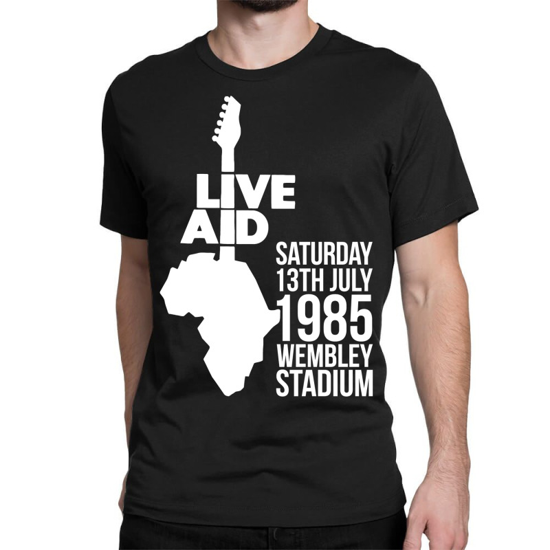 1985 Live Aid Rock Classic T-shirt by devy | Artistshot