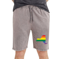 New York Rainbow Flag Vintage Short | Artistshot