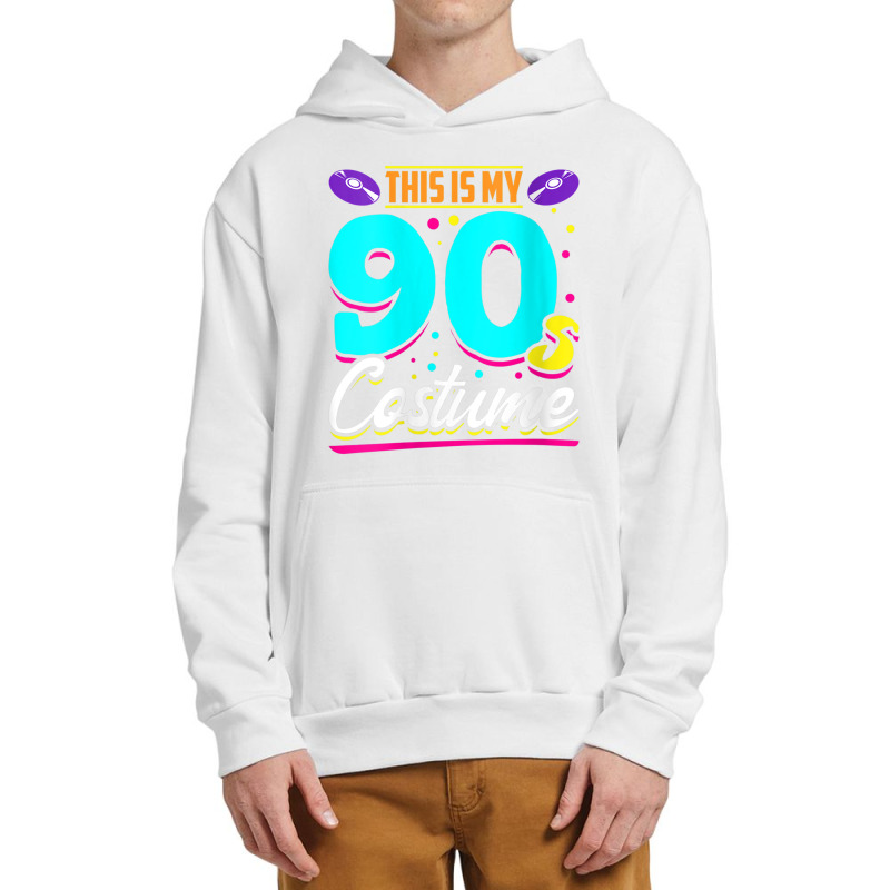 Womens 90s Generation Retro Music Lover Costume Party Nineties Charact Urban Pullover Hoodie | Artistshot