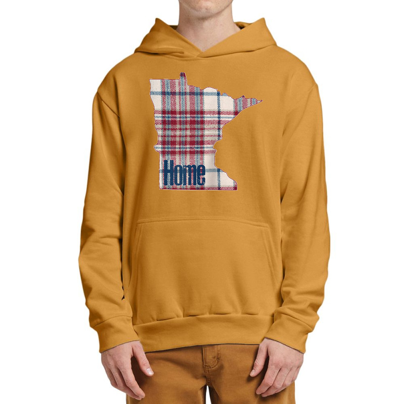 State Of Minnesota Plaid Minnesota Is Home Raglan Baseball Tee Urban Pullover Hoodie | Artistshot