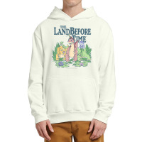 Land Before Time Pastel Dinosaur Friends T Shirt Urban Pullover Hoodie | Artistshot