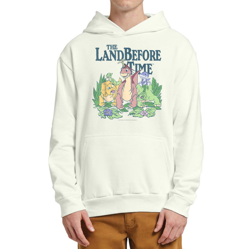 Land Before Time Pastel Dinosaur Friends T Shirt Urban Pullover Hoodie | Artistshot