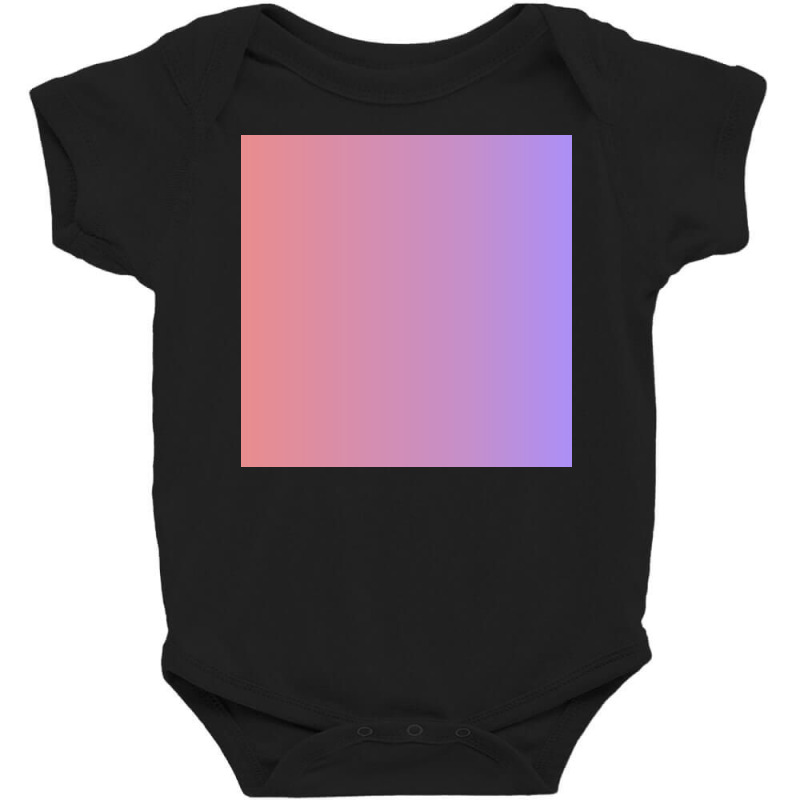 Pink And Purple Colour Combination Art Baby Bodysuit by American choice | Artistshot