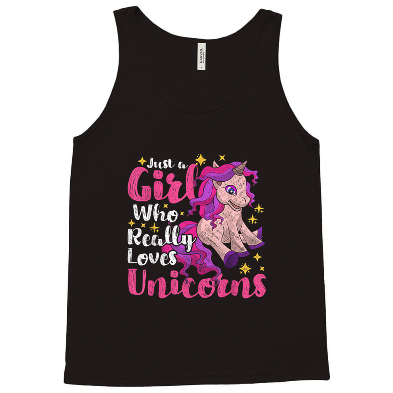 Fairy Tale Unicorn Lover Girls Women Magical Animal Unicorn Tank Top by Yuh2105 | Artistshot