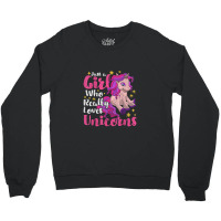 Fairy Tale Unicorn Lover Girls Women Magical Animal Unicorn Crewneck Sweatshirt | Artistshot