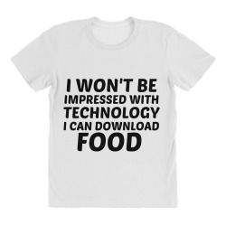 technology download food All Over Women's T-shirt | Artistshot