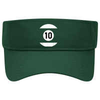 Pool Ball 10 Matching Billiards Gift Easy Halloween Costume T Shirt Visor Hat | Artistshot