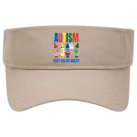 Autism, Don't Dis My Ability, Cute Crayon Cartoon Graphic Visor Hat | Artistshot