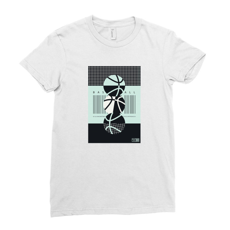 Basketball Ladies Fitted T-Shirt by Disgus_Thing | Artistshot