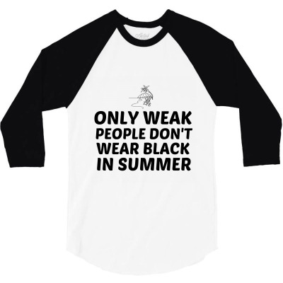 Weak People In Summer Waer Black 3/4 Sleeve Shirt Designed By Perfect Designers
