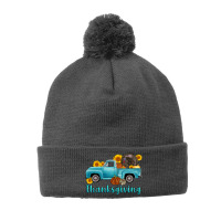 Thanksgiving Truck Turkey Pom Pom Beanie | Artistshot