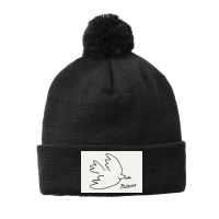 Flying Pigeons Carrying Bait Pom Pom Beanie | Artistshot